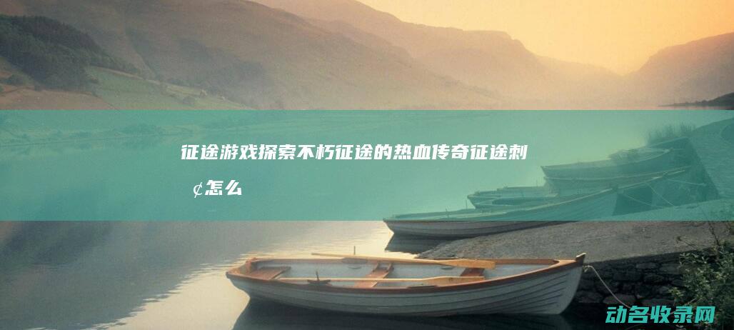 征途游戏 探索不朽征途的热血传奇 (征途刺探怎么开)