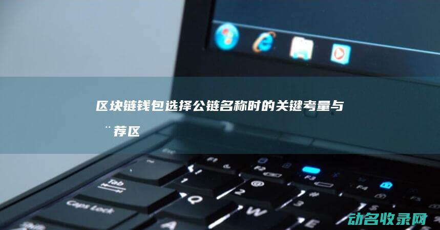 区块链钱包选择公链名称时的关键考量与推荐 (区块链钱包选哪个平台)