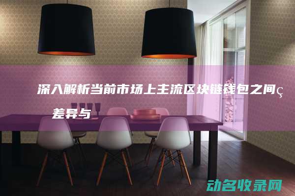 深入解析 当前市场上主流区块链钱包之间的差异与选择指南 (深入解析当前时政动态2000字论文)